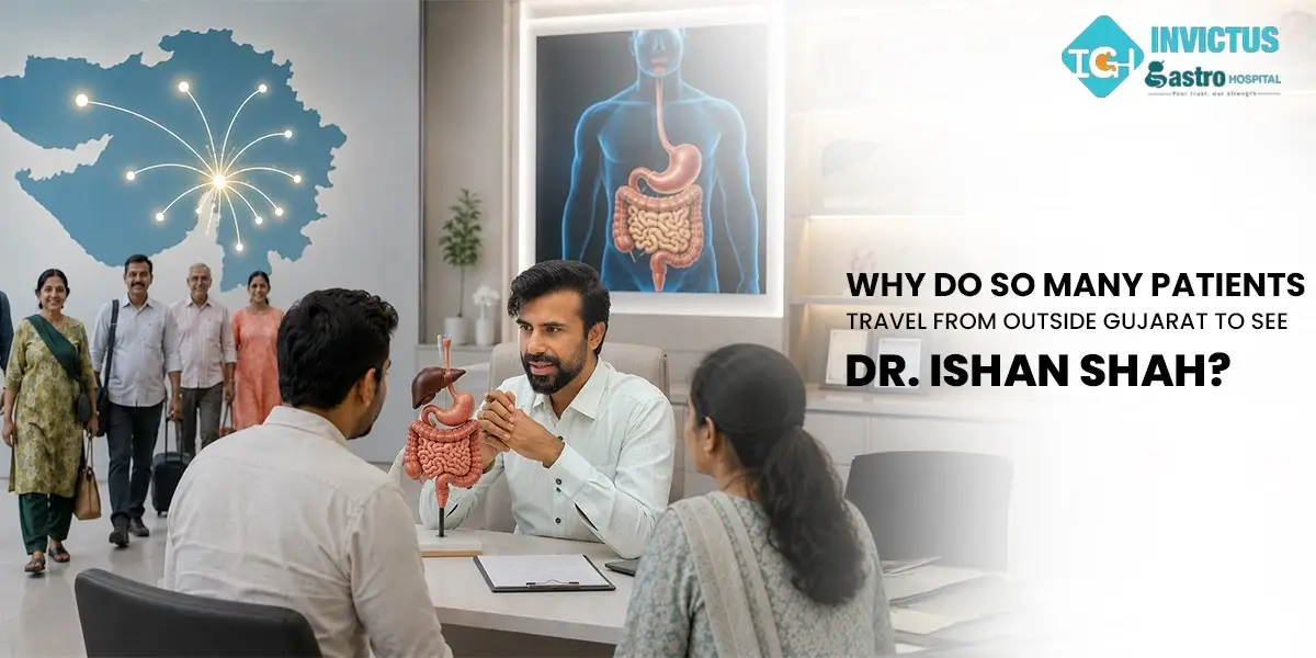 why do so many patients travel from outside gujarat to see dr ishan shah