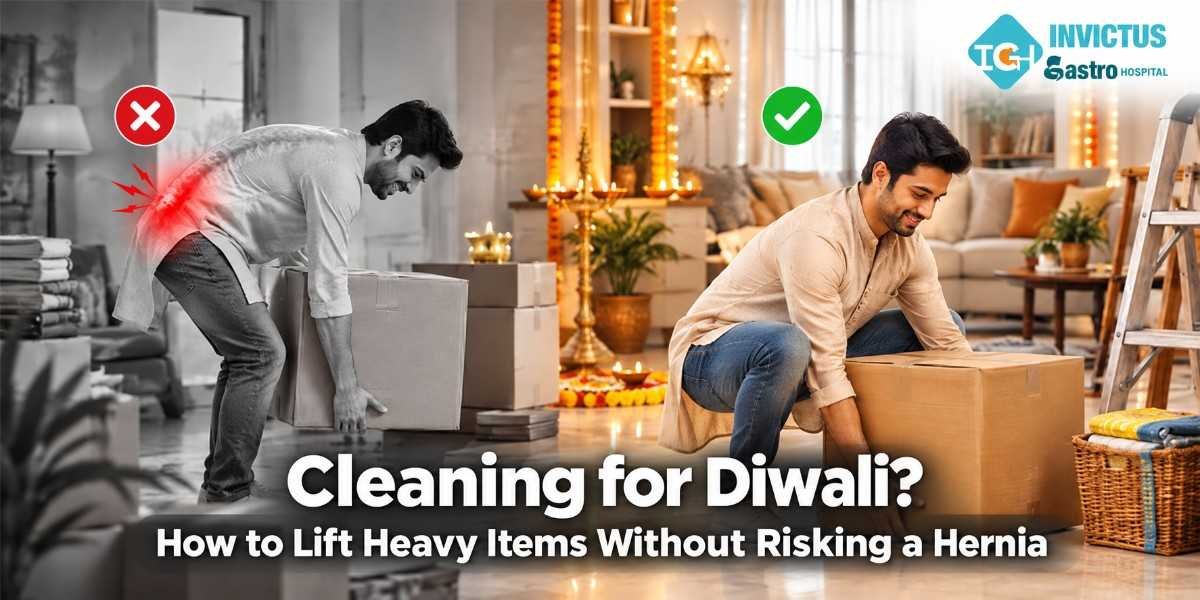 Cleaning for Diwali How to Lift Heavy Items Without Risking a Hernia